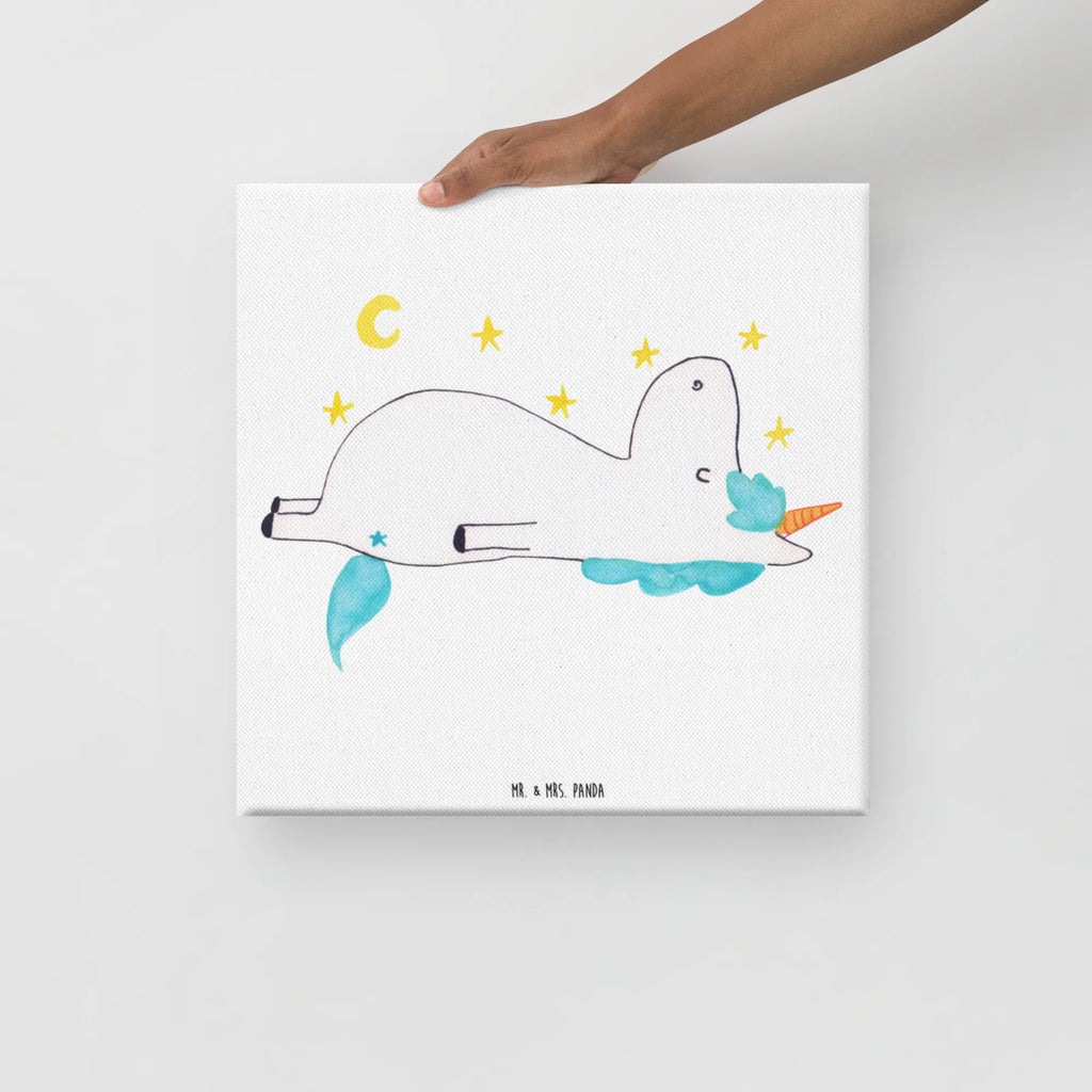 Leinwand Bild Einhorn Sternenhimmel Dekoration, Kunstdruck, Bild, Wanddeko, Leinwand, Einhorn, Einhörner, Einhorn Deko, Unicorn, Sterne, Sternenhimmel, Dachschaden, Verrückt