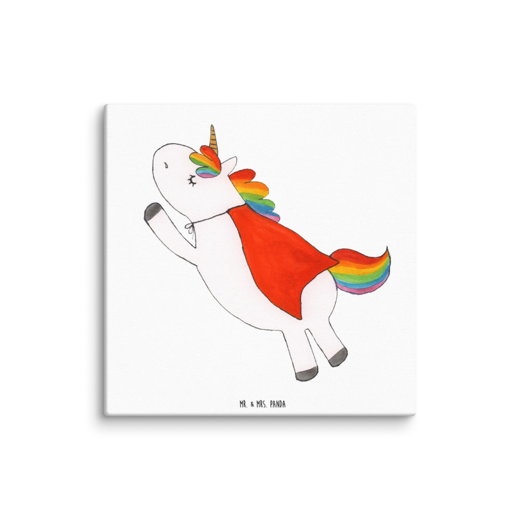 Leinwand Bild Einhorn Super Kunstdruck, Leinwand, Unicorn, Einhorn, Einhorn Deko, Einhörner, Traummann, Held, Geschenk, Girl, Superheld, Freundin, Mädchen