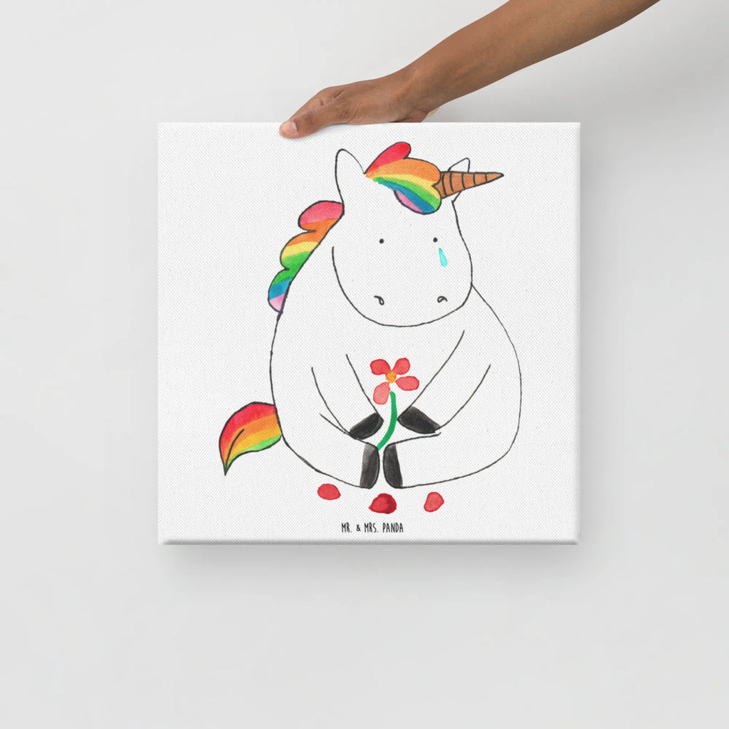 Leinwand Bild Einhorn Traurig Leinwand, Bild, Kunstdruck, Wanddeko, Dekoration, Einhorn, Einhörner, Einhorn Deko, Unicorn, Glitzer, Trösten. Freundschaft, Freunde, Liebe, Trauer, Grußkarte, Blume