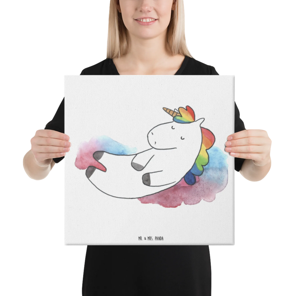 Leinwand Bild Einhorn Wolke 7 Leinwand, Kunstdruck, Unicorn, Einhorn, Einhorn Deko, Einhörner, Lustig, Menschen, Lächeln, Geschenk, Glaube, Verliebt, Witzig, Realität