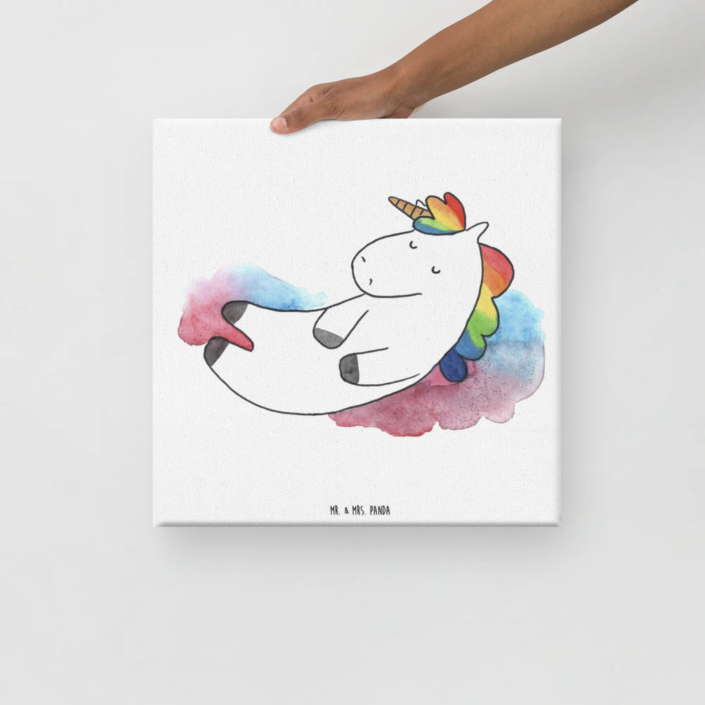 Leinwand Bild Einhorn Wolke 7 Leinwand, Kunstdruck, Unicorn, Einhorn, Einhorn Deko, Einhörner, Lustig, Menschen, Lächeln, Geschenk, Glaube, Verliebt, Witzig, Realität