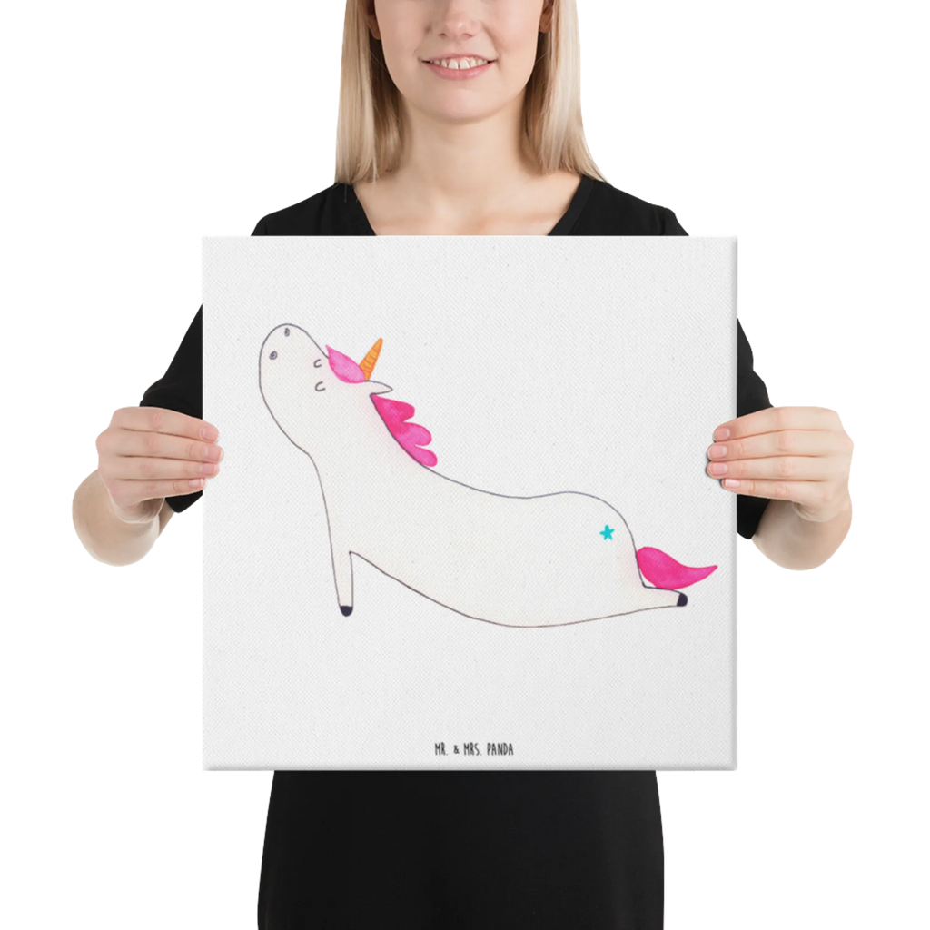 Canvas picture unicorn yoga Wanddeko, Leinwand, Kunstdruck, Dekoration, Bild, Einhorn, Einhörner, Einhorn Deko, Unicorn, süß, Yogamatte, Sport, Yoga, witzig, Joga, Entspannung, lustig, Achtsamkeit, Namaste