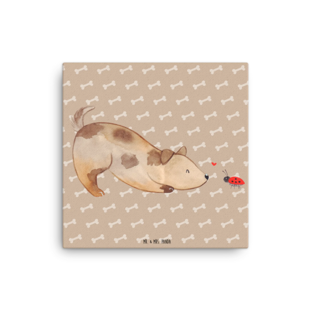Canvas picture Dog ladybug Wanddeko, Kunstdruck, Dekoration, Bild, Leinwand, Hund, Hundemotiv, Haustier, Hunderasse, Tierliebhaber, Hundebesitzer, Sprüche, Hundespruch, Mischling, Marienkäfer, Mischlinghund, Hunde