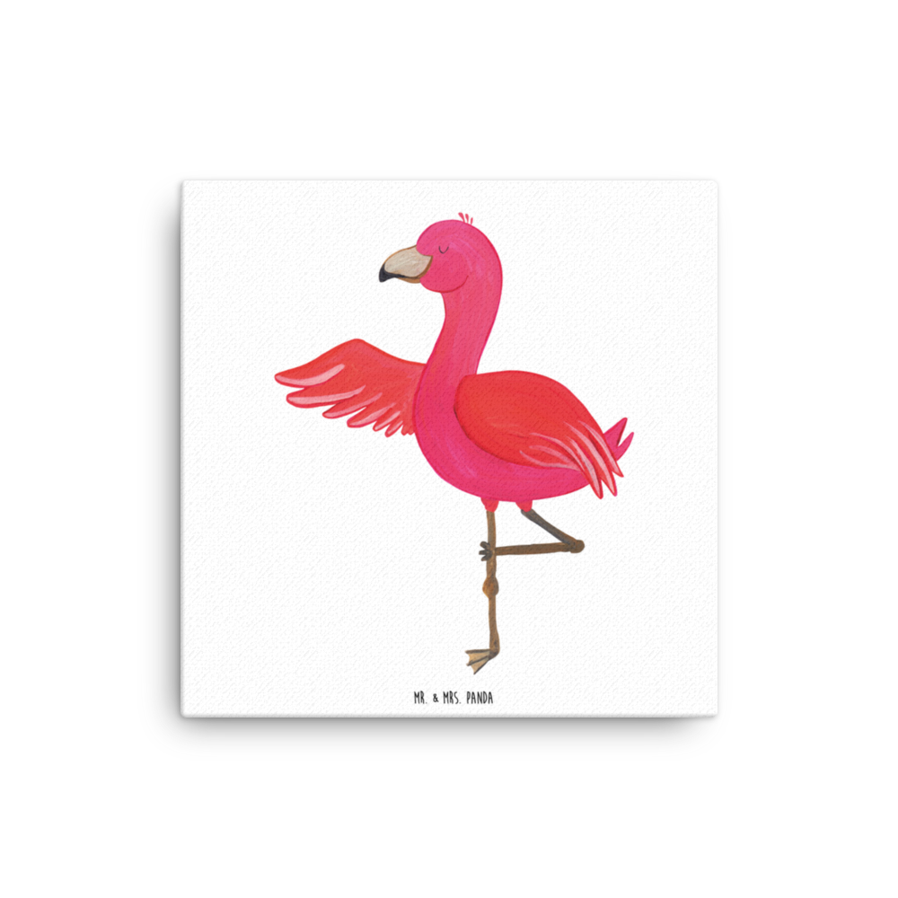 Leinwand Bild Flamingo Yoga Flamingo, Vogel, Yoga, Namaste, Achtsamkeit, Yoga-Übung, Entspannung, Ärger, Aufregen, Tiefenentspannung Leinwand, Bild, Kunstdruck, Wanddeko, Dekoration  Flamingo