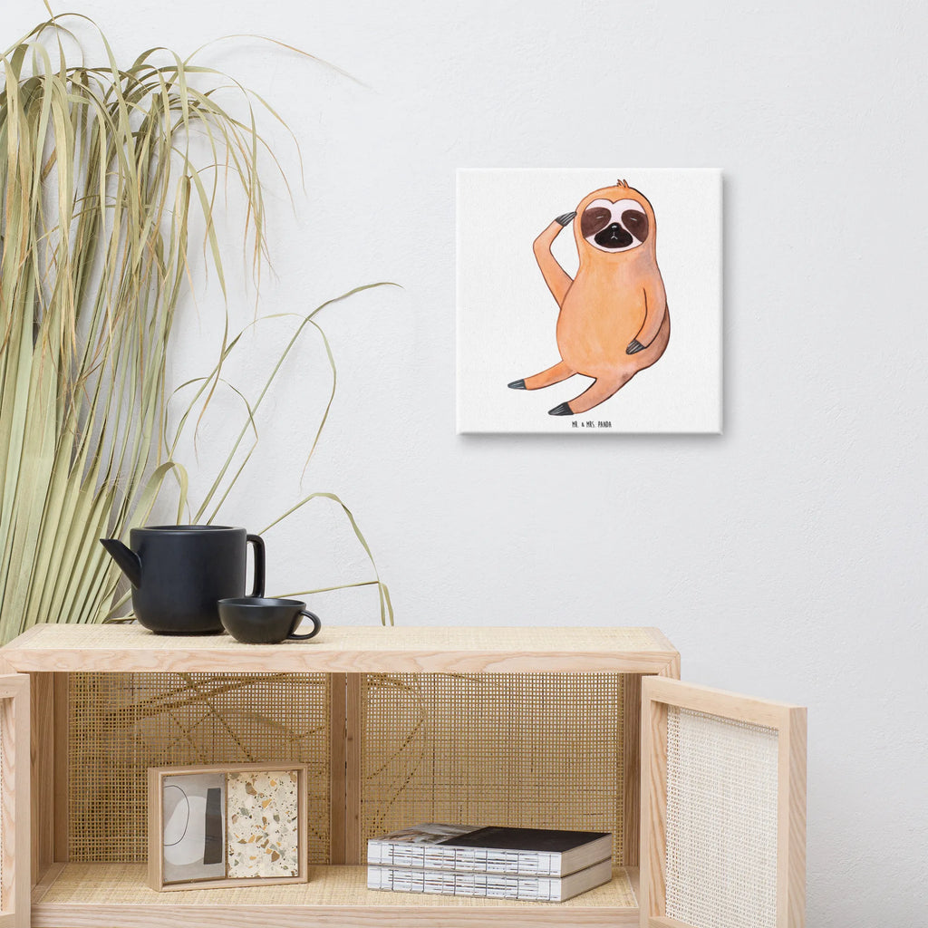 Canvas picture sloth Bird Bild, Leinwand, Wanddeko, Kunstdruck, Dekoration, Faultier, Faultier Geschenk, Faultier Deko, Morgenmuffel, Faultiere, Spinner, Frühaufsteher, Faultierwelt, Lieblingstier, faul, der frühe Vogel, früher Vogel, Vogel