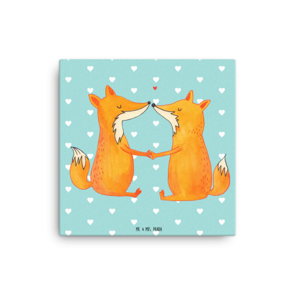 Canvas picture foxes Love Kunstdruck, Leinwand, Fuchs, Liebesbeweis, Freundin, Paar, Verlobte, Liebe, Füchse, Freund, Ehefrau, Partner, Ehe, Fox, Ehemann, Liebespaar