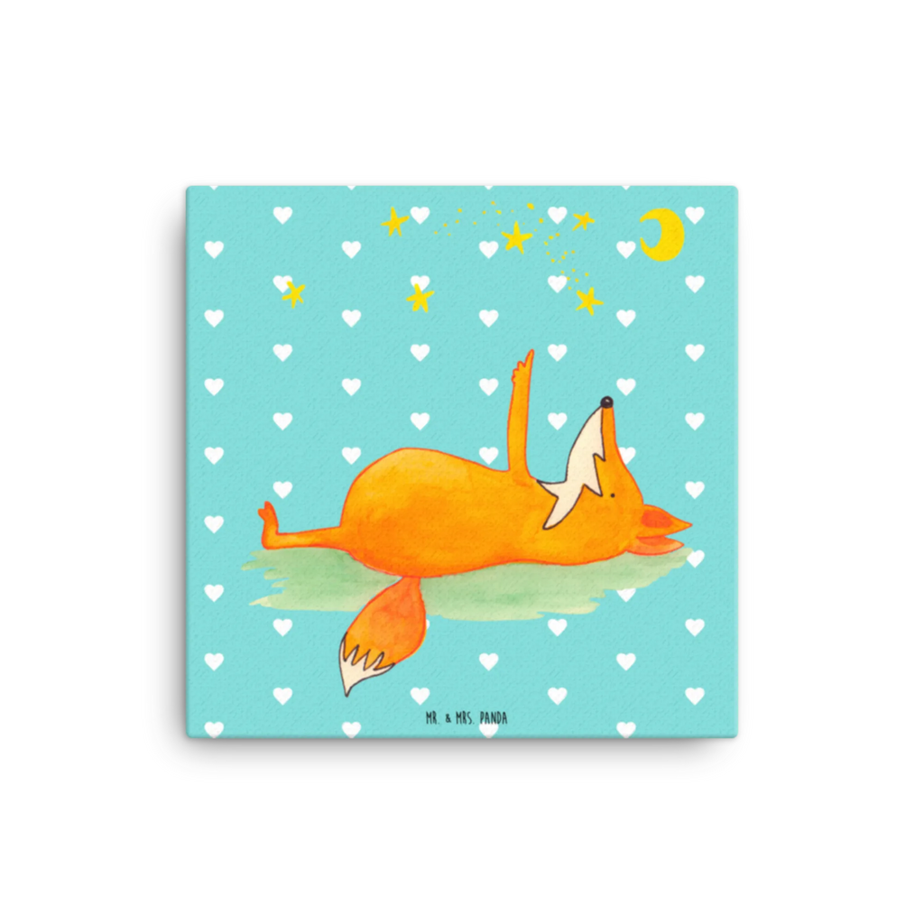 Canvas picture Fox Stars Leinwand, Kunstdruck, Fuchs, Spruch schön, Tröstende Worte, Füchse, Romantik, Always Look On The Bright Side Of Life, Spruch Positiv