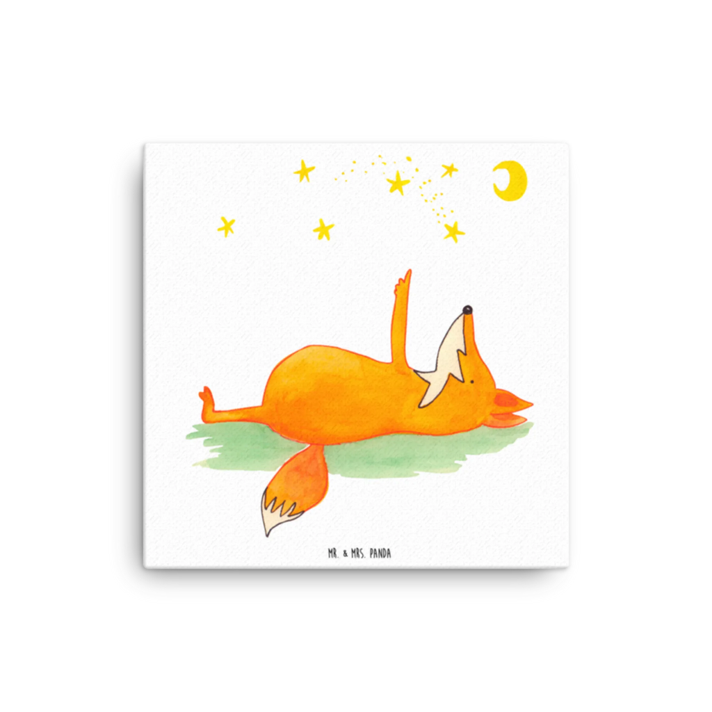 Canvas picture Fox Stars Leinwand, Kunstdruck, Fuchs, Spruch schön, Tröstende Worte, Füchse, Romantik, Always Look On The Bright Side Of Life, Spruch Positiv
