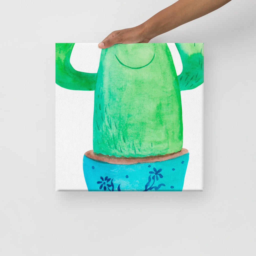 Canvas picture cactus happy Dekoration, Kunstdruck, Leinwand, Bild, Wanddeko, Kaktus, Kakteen, Motivation, Familie, Kollegin, Büro, Mutter, Ausbildung, Neustart, lustig, Freundin, Büroalltag, Spruch, Kindersicherung, Kollege