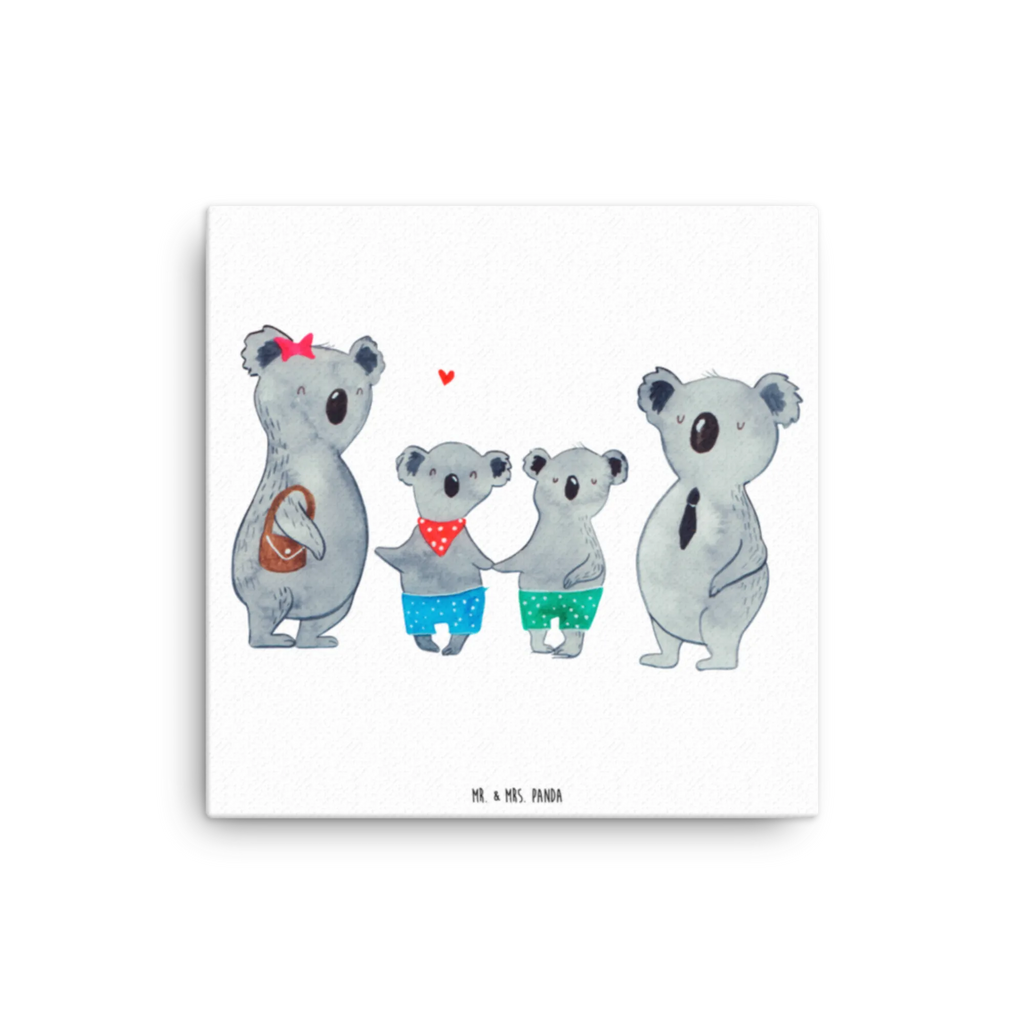 Leinwand Bild Koala Familie zwei Kunstdruck, Leinwand, Vatertag, Schwester, Muttertag, Bruder, Papa, Mama, Oma, Opa, Familie, Beste Familie, Koalafamilie, Lieblingsfamilie, Koala, Familienleben, Familienzeit, Koalabär