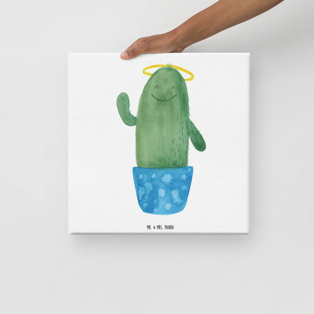 Canvas picture cactus Holy Bild, Leinwand, Wanddeko, Dekoration, Kunstdruck, Kaktus, Kakteen, Freundin, Schwester, frech, Heiligenschein, Eltern, lustig, Kind, Schwestern, Familie, Bruder
