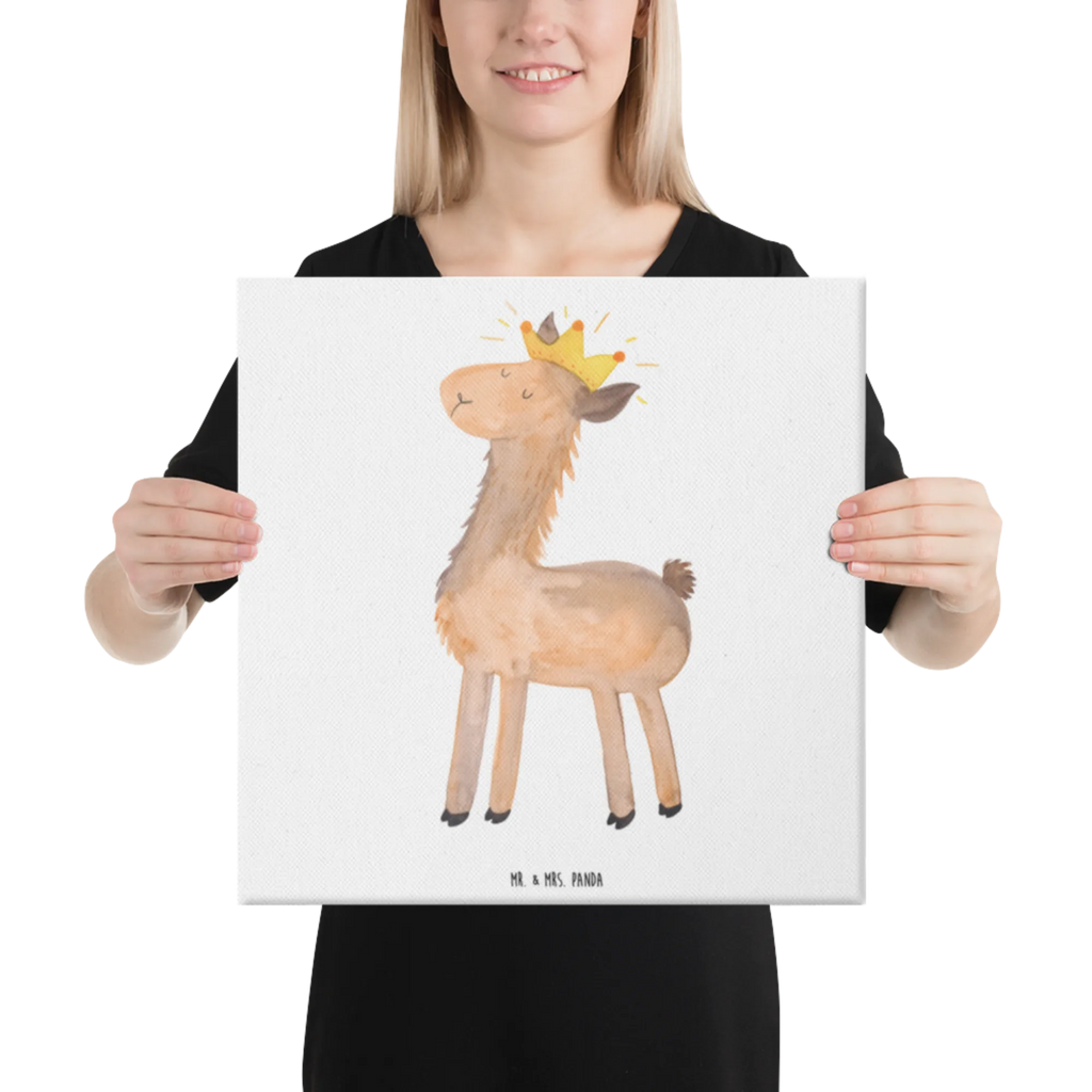 Canvas picture lama king Kunstdruck, Leinwand, Lama, Alpaka, Vorgesetzter, Königin, Abitur, Kollegin, Papa, Abi, Lamas, Freundin, Chef, Büro Kollege, König, Mama