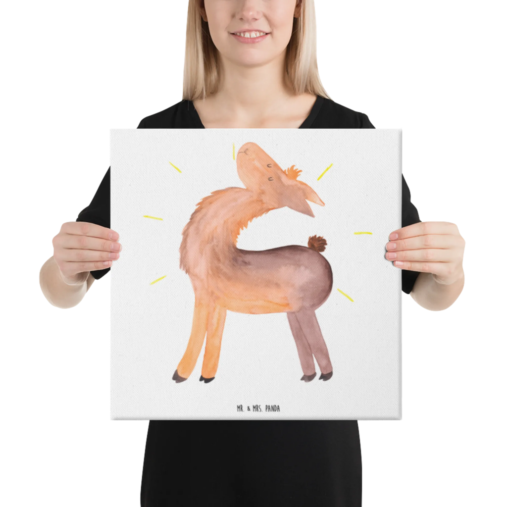 Canvas picture lama Proud Leinwand, Kunstdruck, Lama, Alpaka, Beste Freundin, Family, Familie, Freundinnen, Stolz, Kumpel, Hippie, Freundin, Anders, Neustart, Lamas, Außenseiter