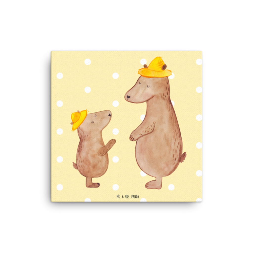 Canvas picture Niedźwiedzie z kapeluszami Kunstdruck, Leinwand, Vatertag, Schwester, Muttertag, Bruder, Papa, Mama, Oma, Opa, Familie, Papi, Dad, Lieblingsmensch, Vorbild, Vater-Sohn, Vater, Sohn, Bären, Kind, Söhne, Bär, Kinder, Paps, Family, Daddy