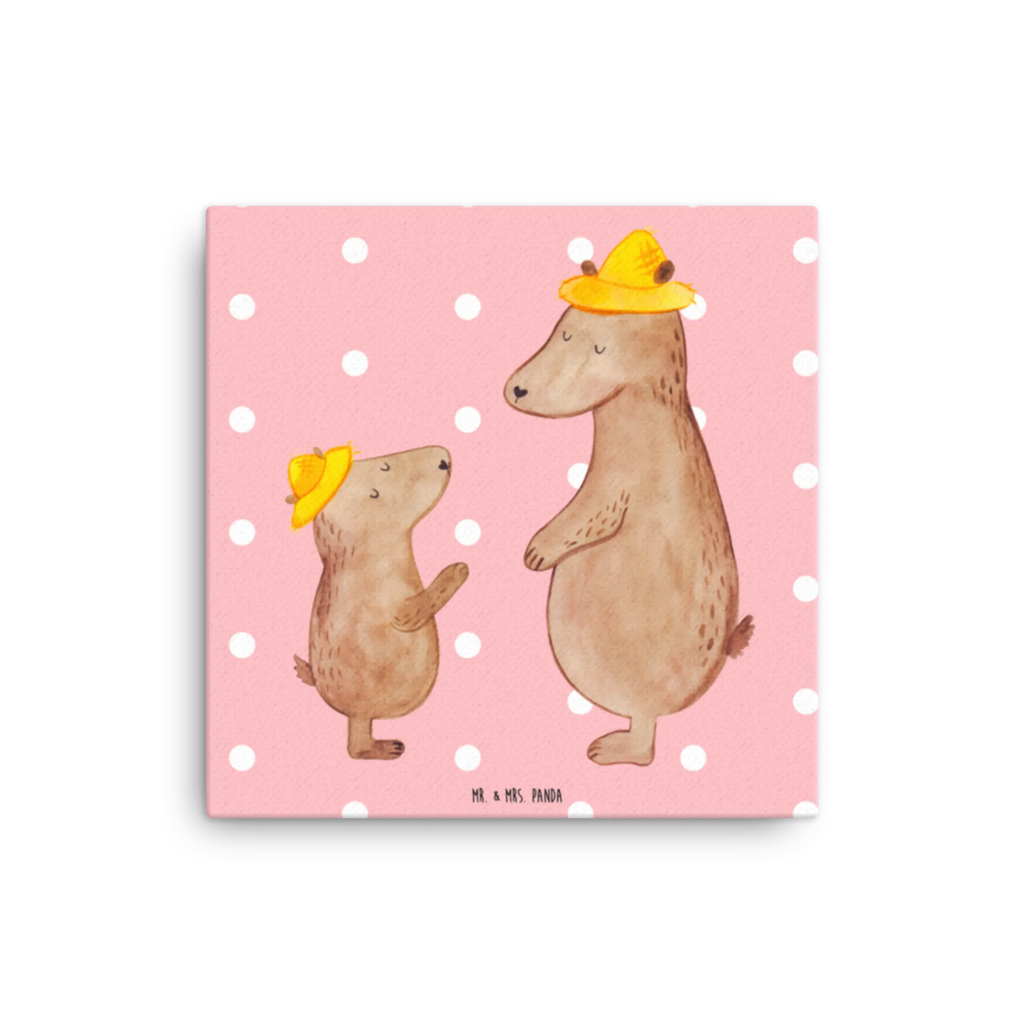 Canvas picture Niedźwiedzie z kapeluszami Kunstdruck, Leinwand, Vatertag, Schwester, Muttertag, Bruder, Papa, Mama, Oma, Opa, Familie, Papi, Dad, Lieblingsmensch, Vorbild, Vater-Sohn, Vater, Sohn, Bären, Kind, Söhne, Bär, Kinder, Paps, Family, Daddy