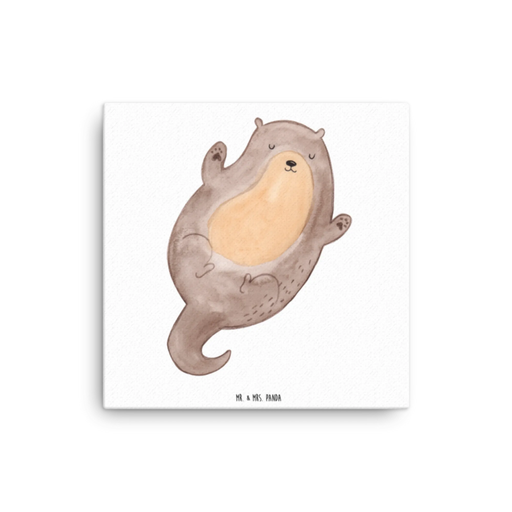 Canvas picture otter Embrace Leinwand, Kunstdruck, Otter, Seeotter, Fischotter, Otter Seeotter See Otter