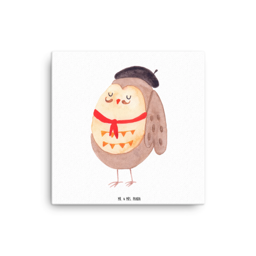 Canvas picture Owl France Kunstdruck, Leinwand, Eule, Hibou, Frankreich, Owl, Eulen, Spruch schön, La Vie Est Belle, Spruch Französisch, Das Leben Ist schön, Eule Deko