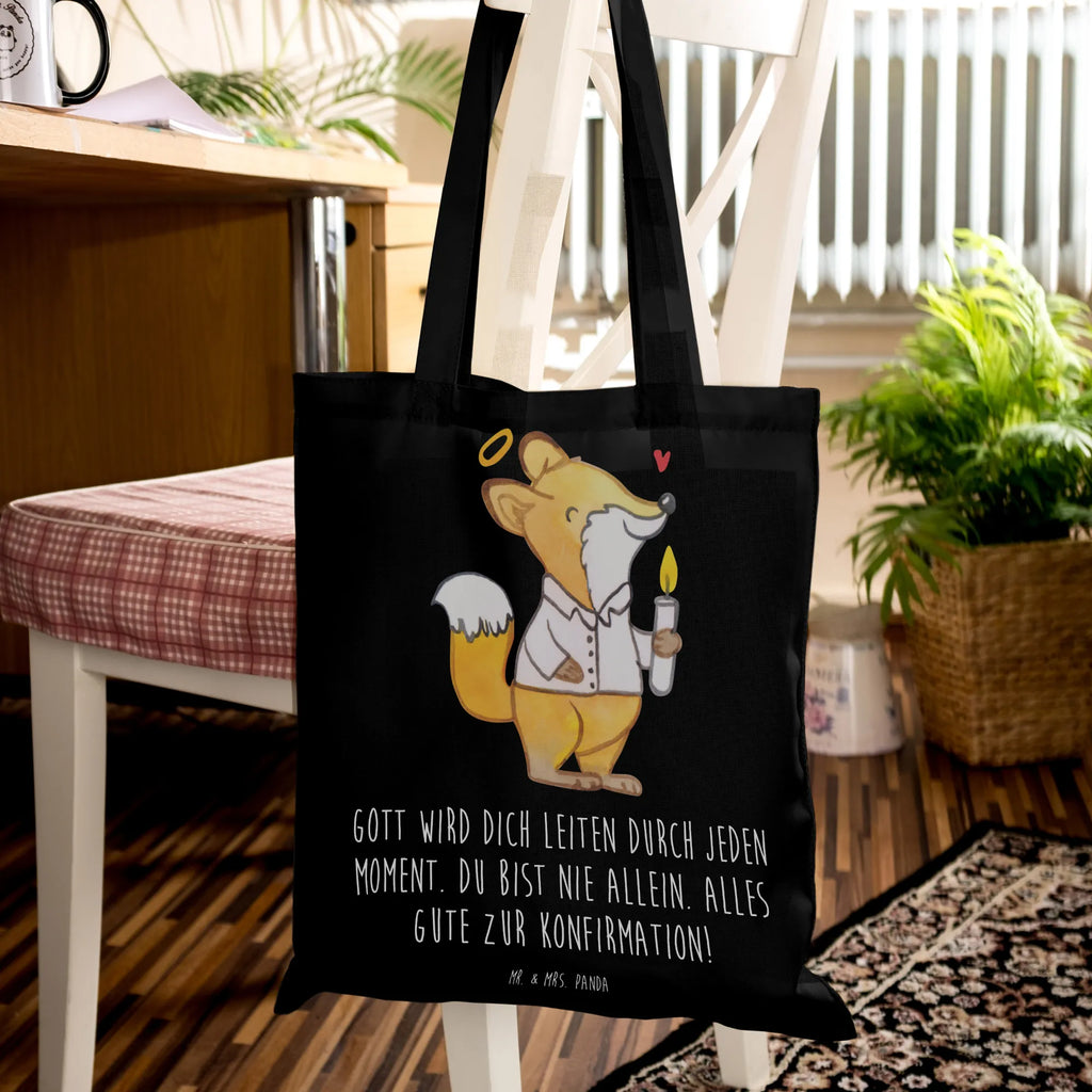 Tote bag Fox confirmation Jutebeutel, Stoffbeutel, Strandtasche, Umhängetasche, Beuteltasche, Badetasche, Tasche, Stofftasche, Jutetasche, Shopper, Einkaufstüte, Beutel, Schultertasche, Einkaufstasche, Laptoptasche, Tragetasche, Konfirmation, Kommunion, Jugendweihe, Konfirmation Geschenk, Gott, Alles Gute, Gläubig