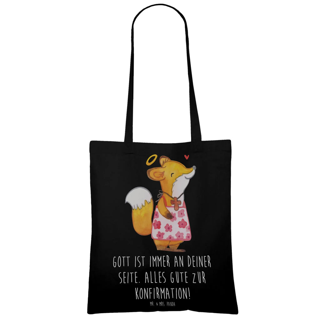 Tote bag Fox Confirmation girl cotton bag, bag, cloth bag, jute bag, shopper, shopping bag, shoulder bag, Carrier bag, pouch, Confirmation, communion, youth consecration, confirmation gift, Believer, Happy Birthday, God, Confirmation Gift