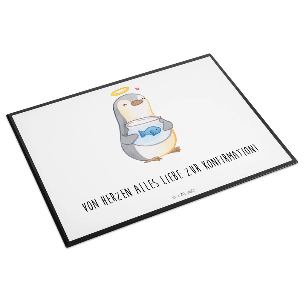 Desk pad penguin Fish desk, Desk pad, office, underlay, children, girl, Confirmation, communion, youth consecration, confirmation gift, trust, fish, fish decoration, confidence