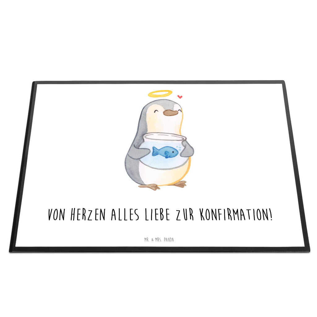 Desk pad penguin Fish desk, Desk pad, office, underlay, children, girl, Confirmation, communion, youth consecration, confirmation gift, trust, fish, fish decoration, confidence