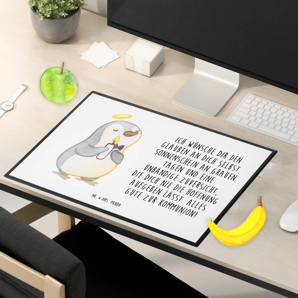 Desk pad penguin communion children, Desk pad, desk, underlay, office, girl, Confirmation, communion, youth consecration, confirmation gift, Communion, communion thank you, communion gift, faith, sunshine