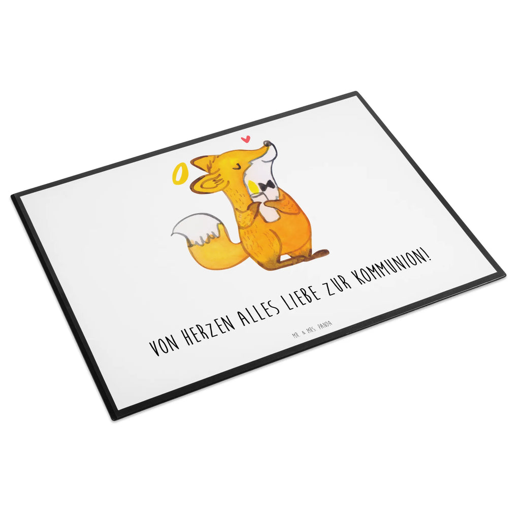 Desk pad Fox communion children, girl, office, Desk pad, desk, underlay, Confirmation, communion, youth consecration, confirmation gift, Love, Believer, God, Faith, Communion, Communion Gift, Communion Thank You