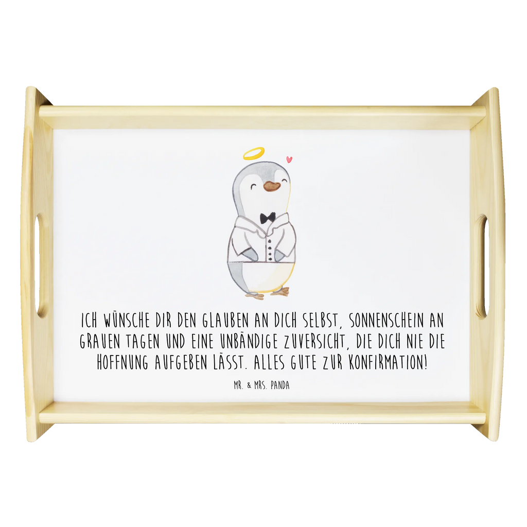Serving tray penguin Confirmation shirt tray, kitchen tray, breakfast tray, wooden tray, serving tray, Confirmation, communion, youth consecration, confirmation gift, hope, trust, sunshine, confidence