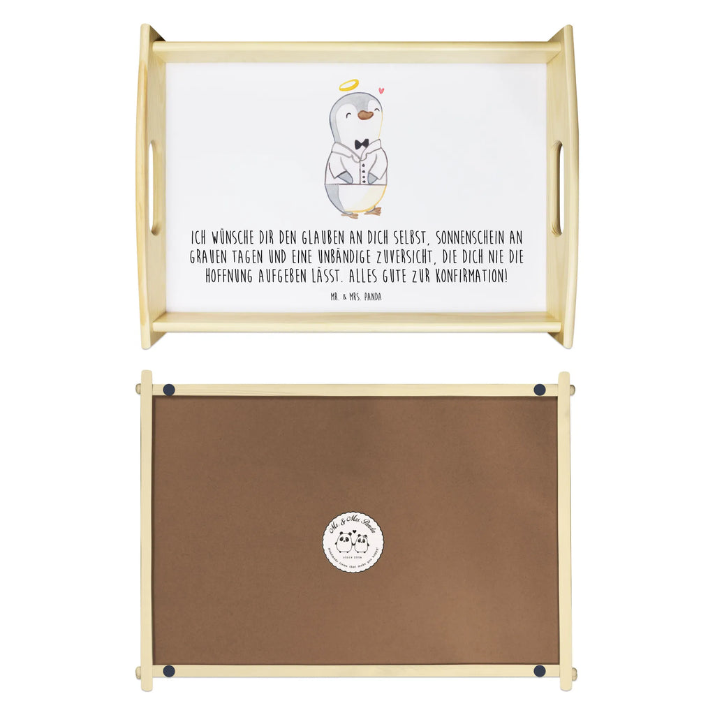 Serving tray penguin Confirmation shirt tray, kitchen tray, breakfast tray, wooden tray, serving tray, Confirmation, communion, youth consecration, confirmation gift, hope, trust, sunshine, confidence