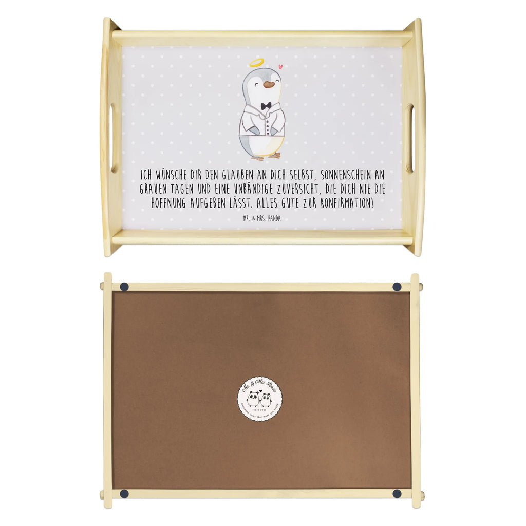 Serving tray penguin Confirmation shirt tray, kitchen tray, breakfast tray, wooden tray, serving tray, Confirmation, communion, youth consecration, confirmation gift, hope, trust, sunshine, confidence