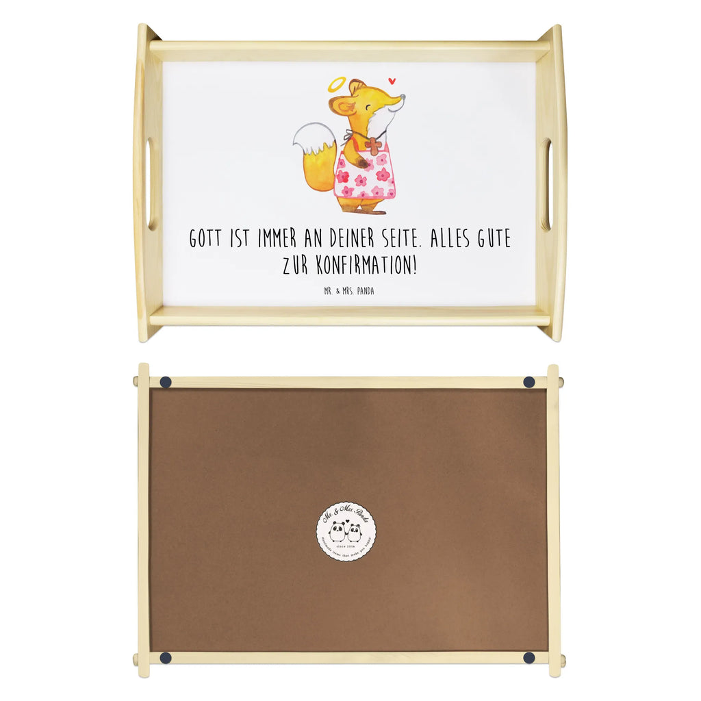 Serving tray Fox Confirmation girl Dekotablett, Serviertablett, Frühstückstablett, Küchentablett, Holztablett, Tablett, Konfirmation, Kommunion, Jugendweihe, Konfirmation Geschenk, Gläubig, Gott, Alles Gute