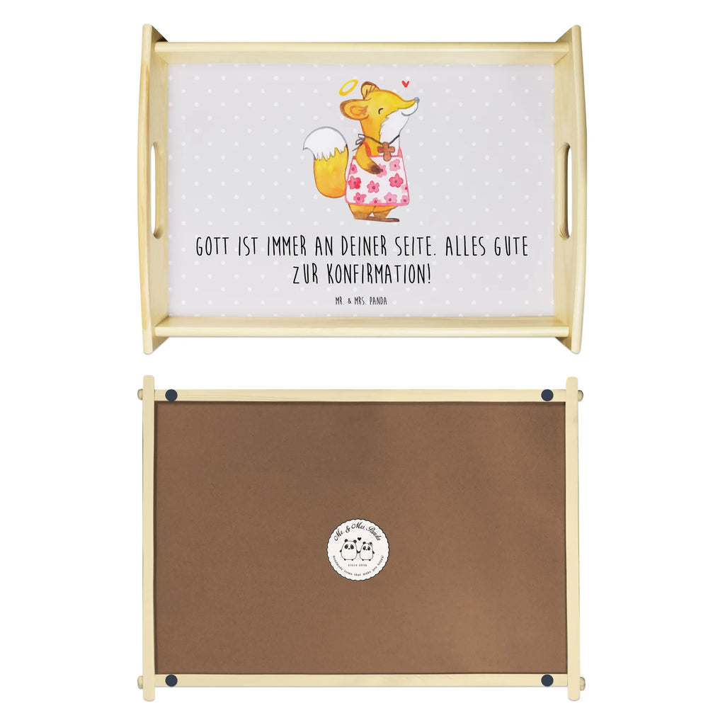 Serving tray Fox Confirmation girl Dekotablett, Serviertablett, Frühstückstablett, Küchentablett, Holztablett, Tablett, Konfirmation, Kommunion, Jugendweihe, Konfirmation Geschenk, Gläubig, Gott, Alles Gute