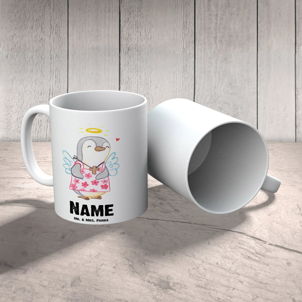 Personalisierte Tasse Pinguin Konfirmation Personalisierte Tasse, Namen, Personalisiert, Wunschname, Tasse mit Namen, Namenstasse, Drucken, Tasse, Konfirmation, Kommunion, Jugendweihe, Konfirmation Geschenk, Vertrauen, Zuversicht, Schutzengel