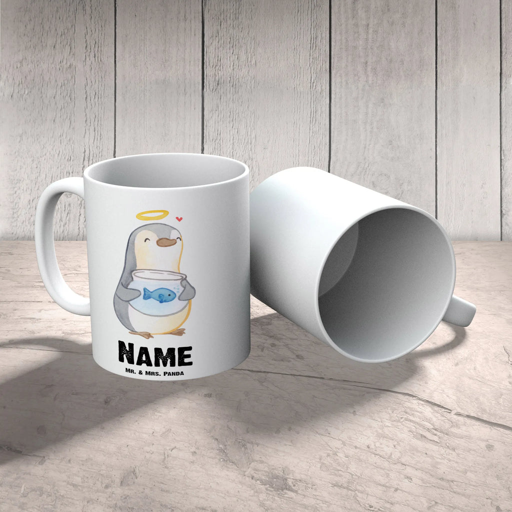 Personalisierte Tasse Pinguin Fisch Personalisierte Tasse, Wunschname, Tasse mit Namen, Tasse, Namenstasse, Drucken, Personalisiert, Namen, Konfirmation, Kommunion, Jugendweihe, Konfirmation Geschenk, Vertrauen, Zuversicht, Fisch, Fisch Deko