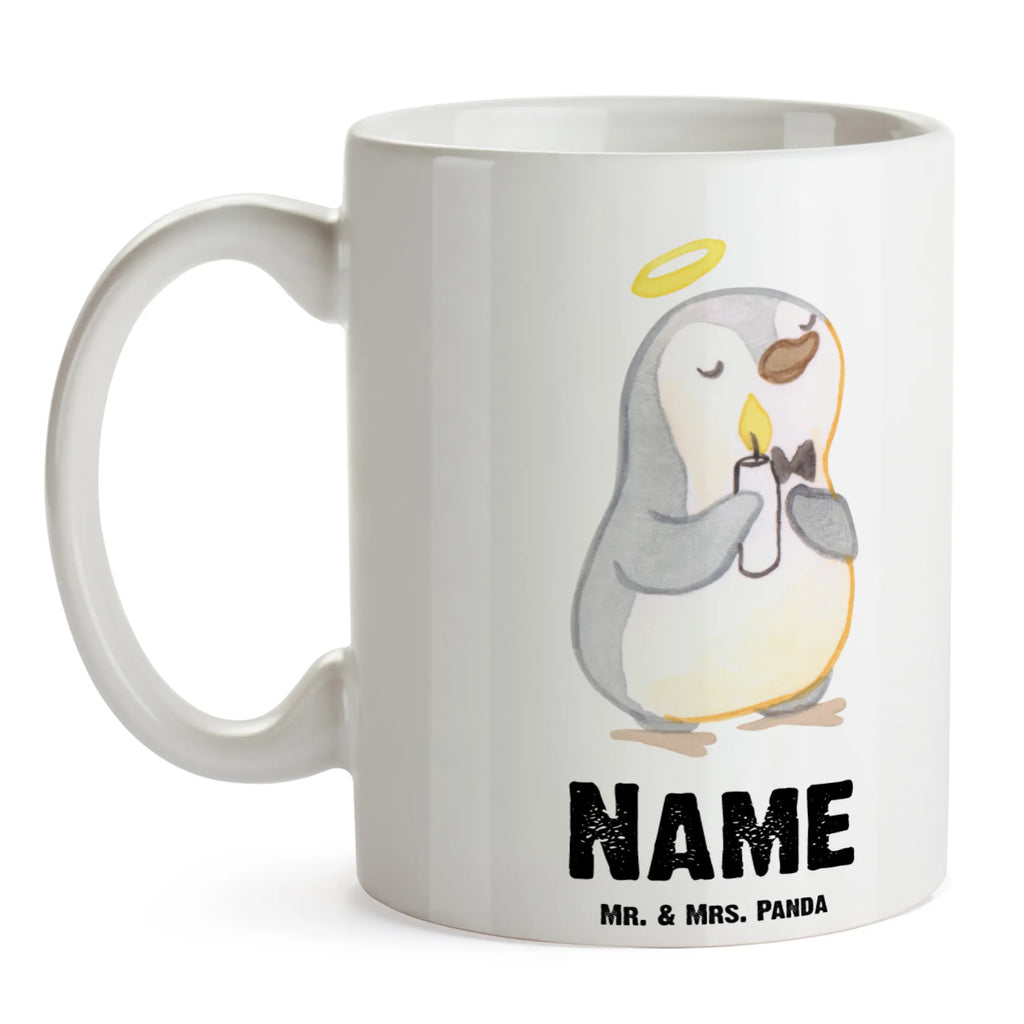 Personalisierte Tasse Pinguin Kommunion Namenstasse, Personalisiert, Tasse mit Namen, Drucken, Personalisierte Tasse, Wunschname, Tasse, Namen, Konfirmation, Kommunion, Jugendweihe, Konfirmation Geschenk, Sonnenschein, Kommunion Geschenk, Kommunion Dankeschön, Glauben