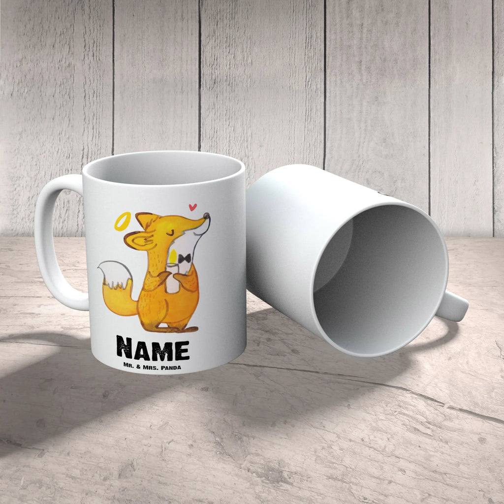 Personalisierte Tasse Fuchs Kommunion Namen, Tasse, Personalisiert, Wunschname, Tasse mit Namen, Personalisierte Tasse, Drucken, Namenstasse, Konfirmation, Kommunion, Jugendweihe, Konfirmation Geschenk, Liebe, Glauben, Kommunion Dankeschön, Gläubig, Gott, Kommunion Geschenk