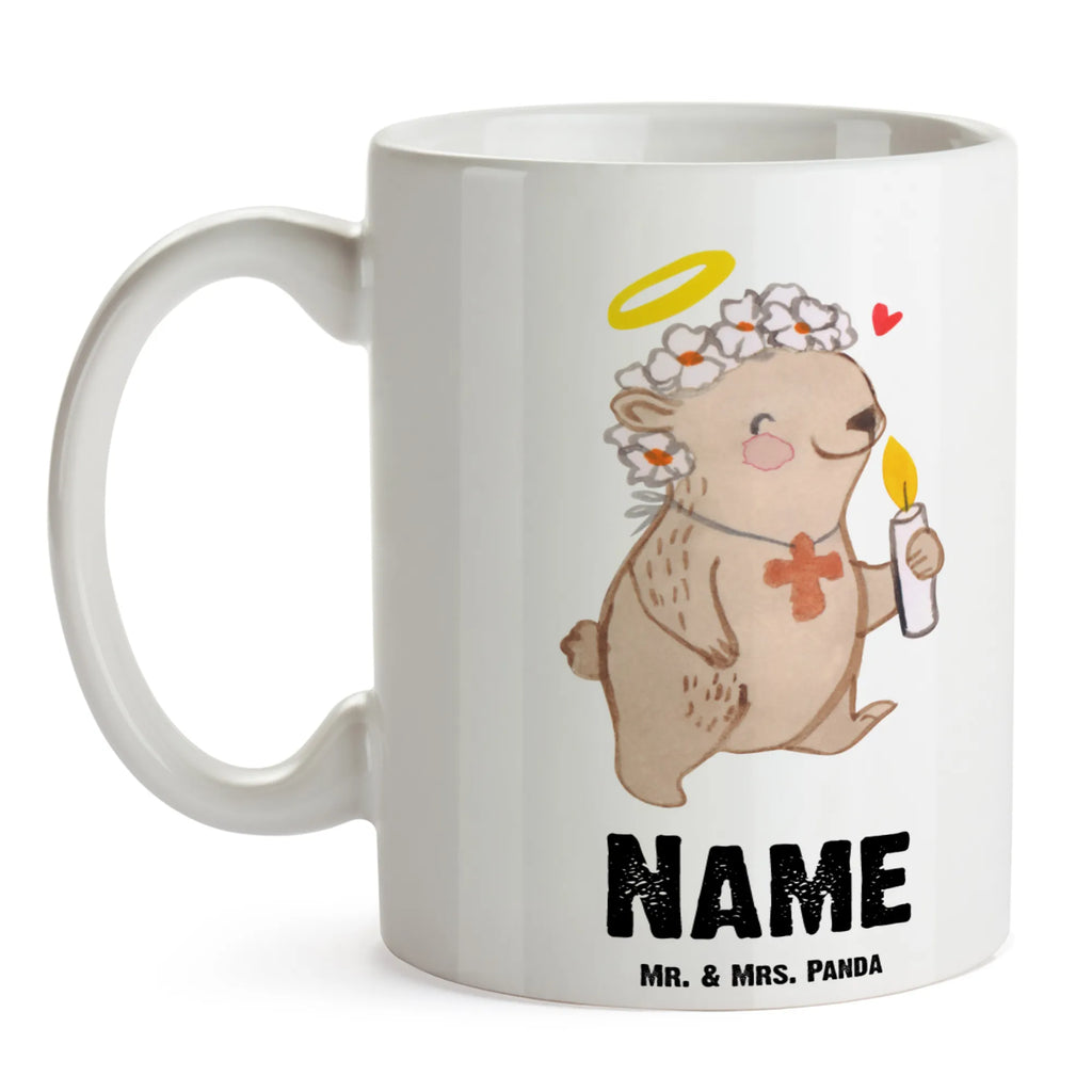 Personalisierte Tasse Bär Kommunion Mädchen Personalisierte Tasse, Namen, Namenstasse, Tasse mit Namen, Drucken, Personalisiert, Tasse, Wunschname, Konfirmation, Kommunion, Jugendweihe, Konfirmation Geschenk, Liebe, Kommunion Geschenk, Gott, Gläubig, Glauben, Kommunion Dankeschön