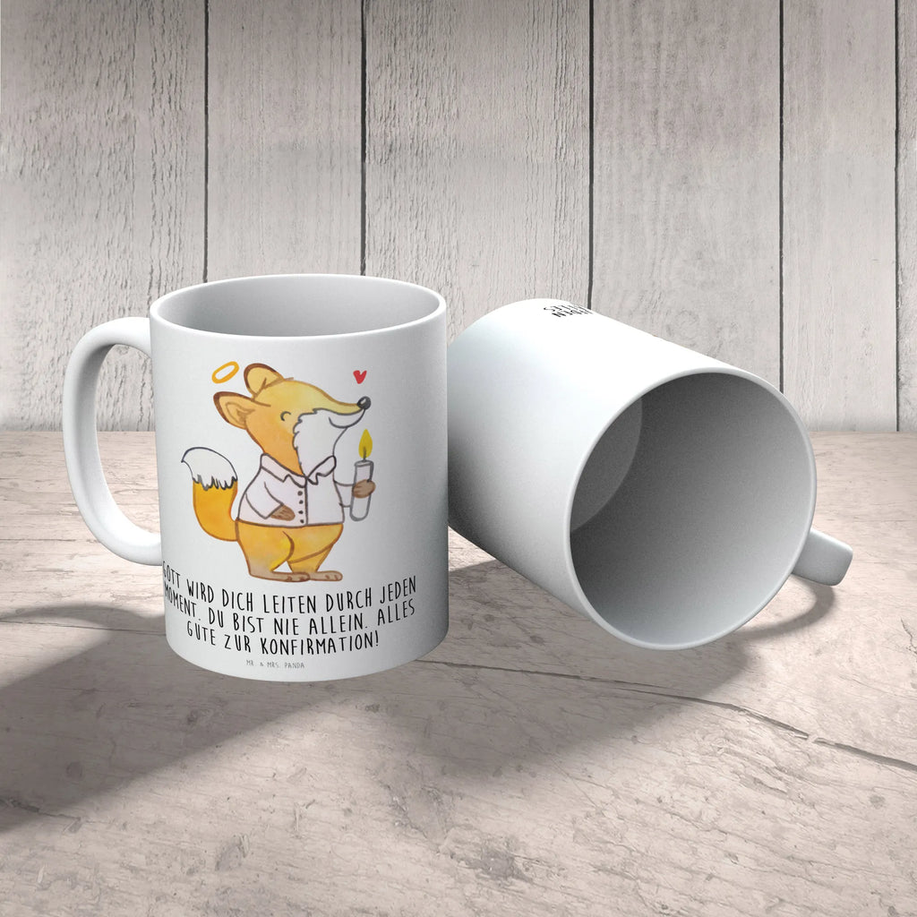 Mug Fox confirmation Tasse mit Motiven, Tasse mit Zitaten, Bürotasse, Tasse, Kaffeetasse, Porzellantasse, Teetasse, Geschenktasse, Keramiktasse, Konfirmation, Kommunion, Jugendweihe, Konfirmation Geschenk, Gott, Alles Gute, Gläubig