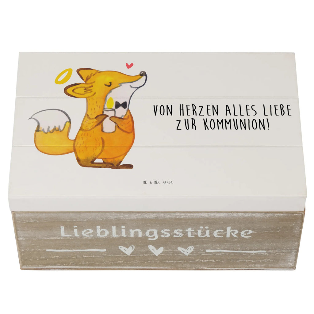 Holzkiste Fuchs Kommunion Geschenkdose, Geschenkbox, Kiste, XXL, Schatzkiste, Schatulle, Erinnerungsbox, Erinnerungskiste, Truhe, Holzkiste, Dekokiste, Aufbewahrungsbox, Konfirmation, Kommunion, Jugendweihe, Konfirmation Geschenk, Gläubig, Glauben, Kommunion Dankeschön, Kommunion Geschenk, Liebe, Gott