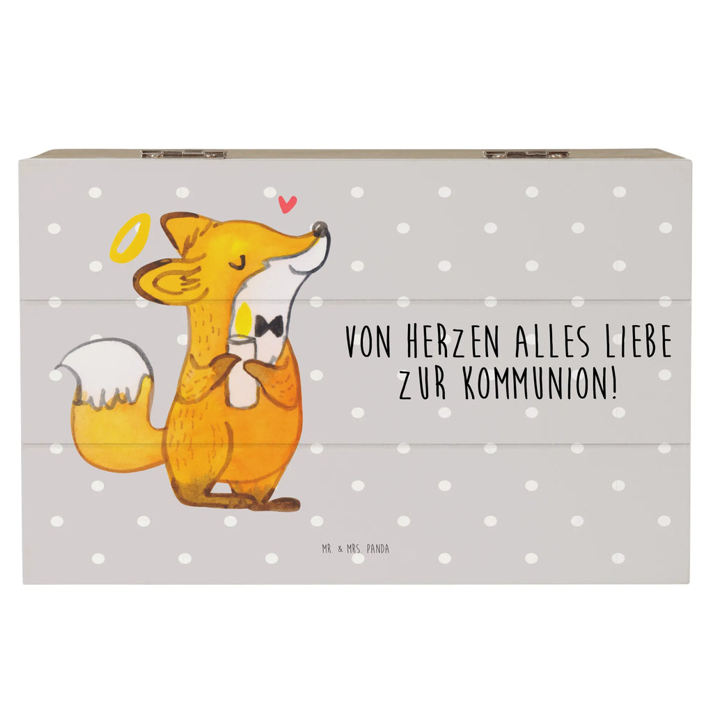 Holzkiste Fuchs Kommunion Geschenkdose, Geschenkbox, Kiste, XXL, Schatzkiste, Schatulle, Erinnerungsbox, Erinnerungskiste, Truhe, Holzkiste, Dekokiste, Aufbewahrungsbox, Konfirmation, Kommunion, Jugendweihe, Konfirmation Geschenk, Gläubig, Glauben, Kommunion Dankeschön, Kommunion Geschenk, Liebe, Gott