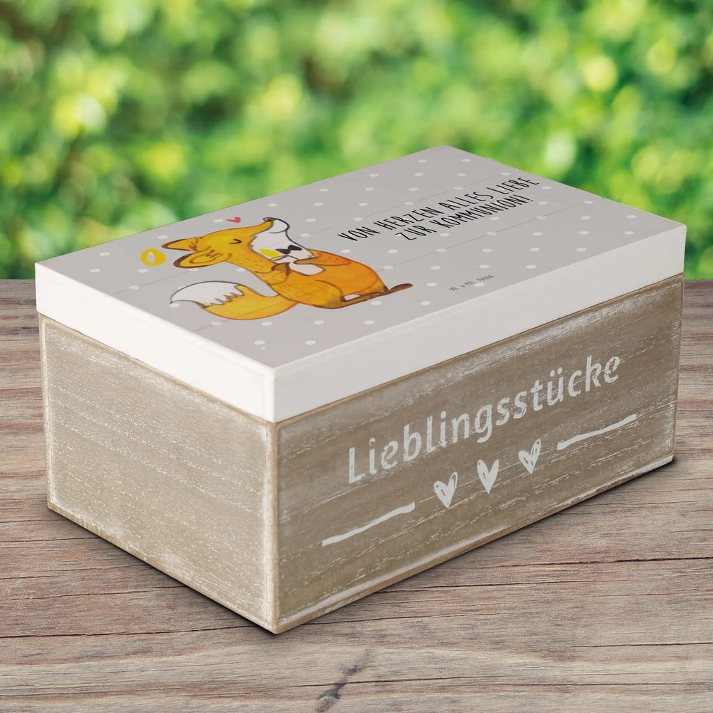 Holzkiste Fuchs Kommunion Geschenkdose, Geschenkbox, Kiste, XXL, Schatzkiste, Schatulle, Erinnerungsbox, Erinnerungskiste, Truhe, Holzkiste, Dekokiste, Aufbewahrungsbox, Konfirmation, Kommunion, Jugendweihe, Konfirmation Geschenk, Gläubig, Glauben, Kommunion Dankeschön, Kommunion Geschenk, Liebe, Gott