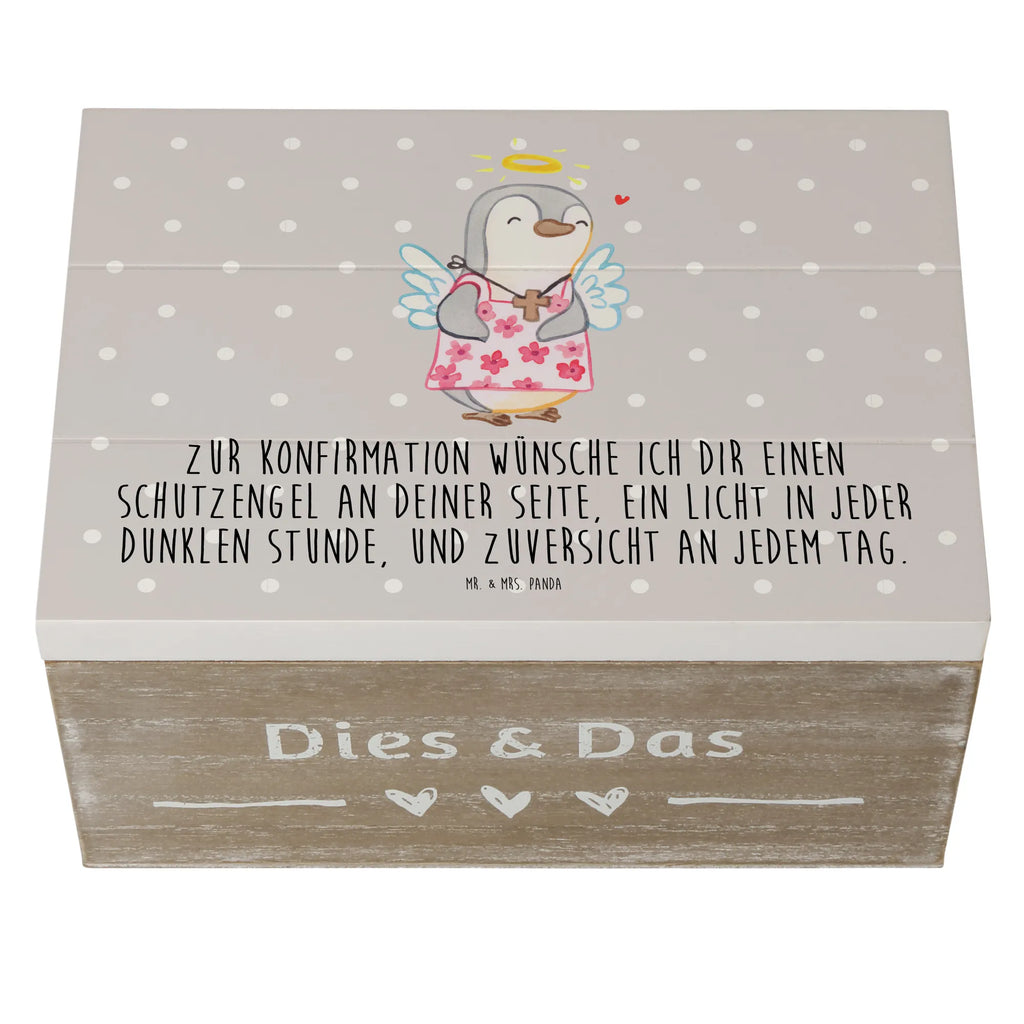 Wooden chest penguin confirmation Erinnerungsbox, Holzkiste, Kiste, Geschenkdose, Aufbewahrungsbox, Dekokiste, Geschenkbox, Schatulle, Truhe, Schatzkiste, Erinnerungskiste, XXL, Konfirmation, Kommunion, Jugendweihe, Konfirmation Geschenk, Zuversicht, Vertrauen, Schutzengel