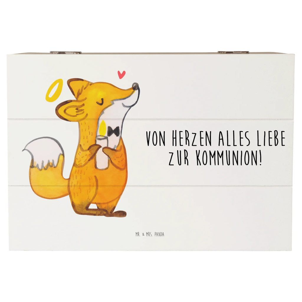 Holzkiste Fuchs Kommunion Geschenkdose, Geschenkbox, Kiste, XXL, Schatzkiste, Schatulle, Erinnerungsbox, Erinnerungskiste, Truhe, Holzkiste, Dekokiste, Aufbewahrungsbox, Konfirmation, Kommunion, Jugendweihe, Konfirmation Geschenk, Gläubig, Glauben, Kommunion Dankeschön, Kommunion Geschenk, Liebe, Gott
