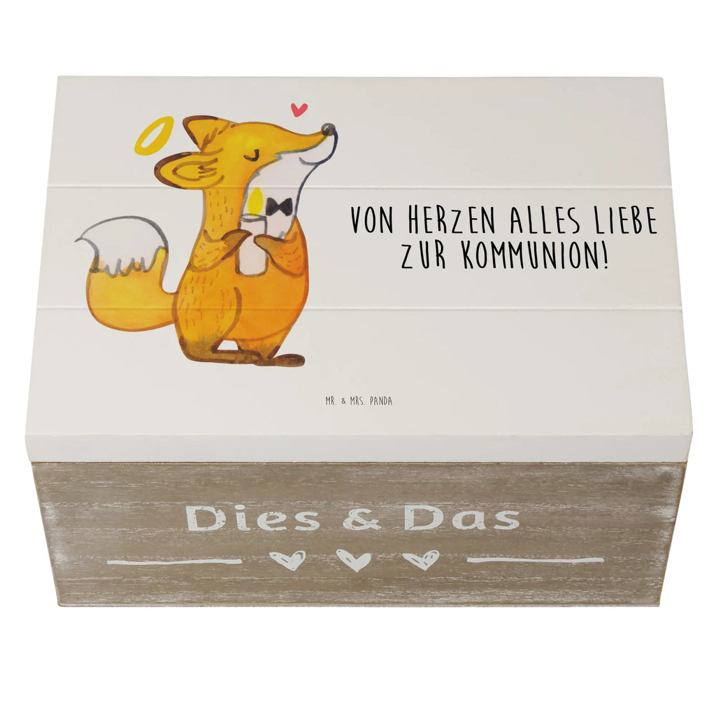 Holzkiste Fuchs Kommunion Geschenkdose, Geschenkbox, Kiste, XXL, Schatzkiste, Schatulle, Erinnerungsbox, Erinnerungskiste, Truhe, Holzkiste, Dekokiste, Aufbewahrungsbox, Konfirmation, Kommunion, Jugendweihe, Konfirmation Geschenk, Gläubig, Glauben, Kommunion Dankeschön, Kommunion Geschenk, Liebe, Gott