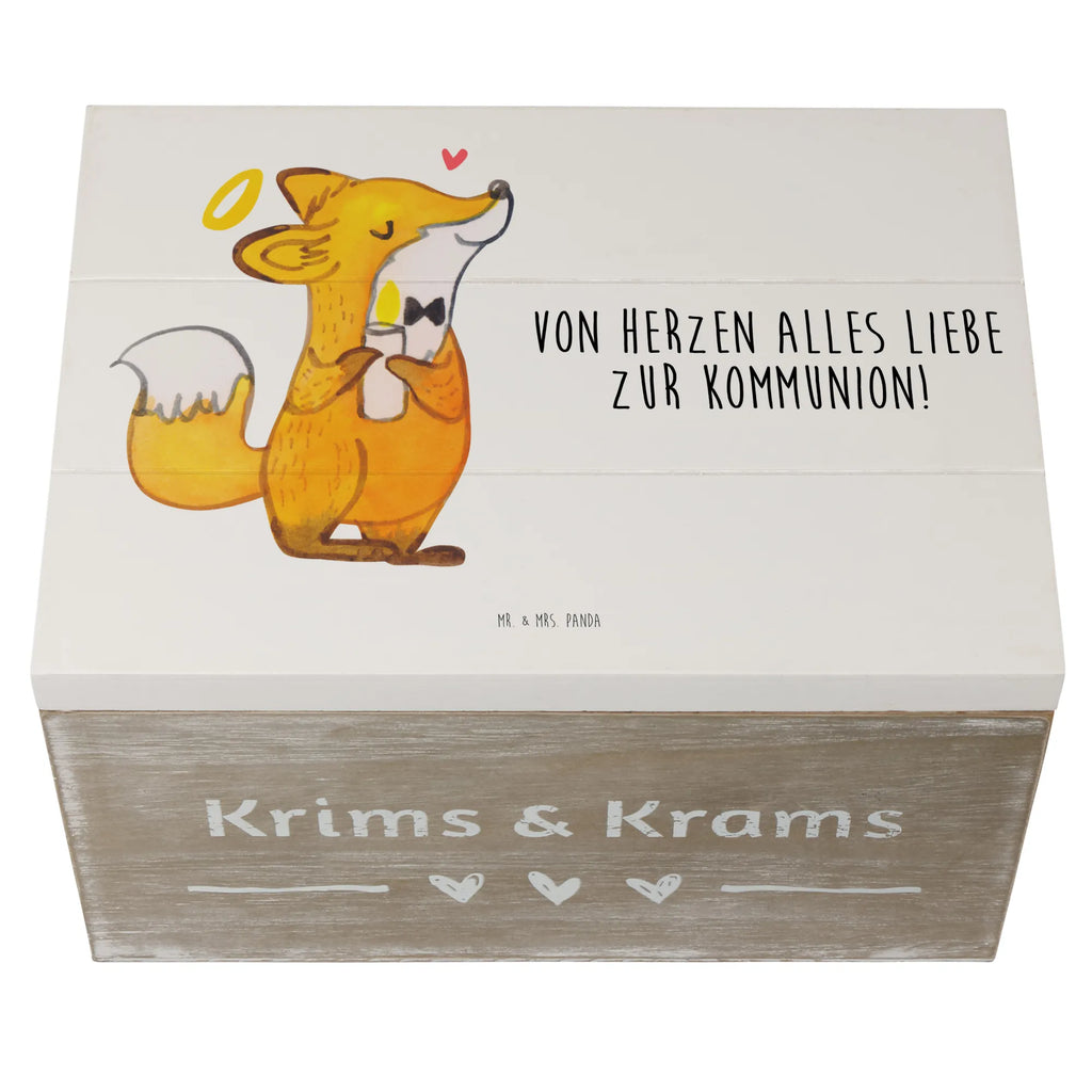 Holzkiste Fuchs Kommunion Geschenkdose, Geschenkbox, Kiste, XXL, Schatzkiste, Schatulle, Erinnerungsbox, Erinnerungskiste, Truhe, Holzkiste, Dekokiste, Aufbewahrungsbox, Konfirmation, Kommunion, Jugendweihe, Konfirmation Geschenk, Gläubig, Glauben, Kommunion Dankeschön, Kommunion Geschenk, Liebe, Gott