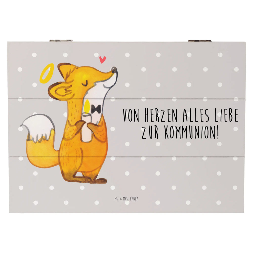 Holzkiste Fuchs Kommunion Geschenkdose, Geschenkbox, Kiste, XXL, Schatzkiste, Schatulle, Erinnerungsbox, Erinnerungskiste, Truhe, Holzkiste, Dekokiste, Aufbewahrungsbox, Konfirmation, Kommunion, Jugendweihe, Konfirmation Geschenk, Gläubig, Glauben, Kommunion Dankeschön, Kommunion Geschenk, Liebe, Gott