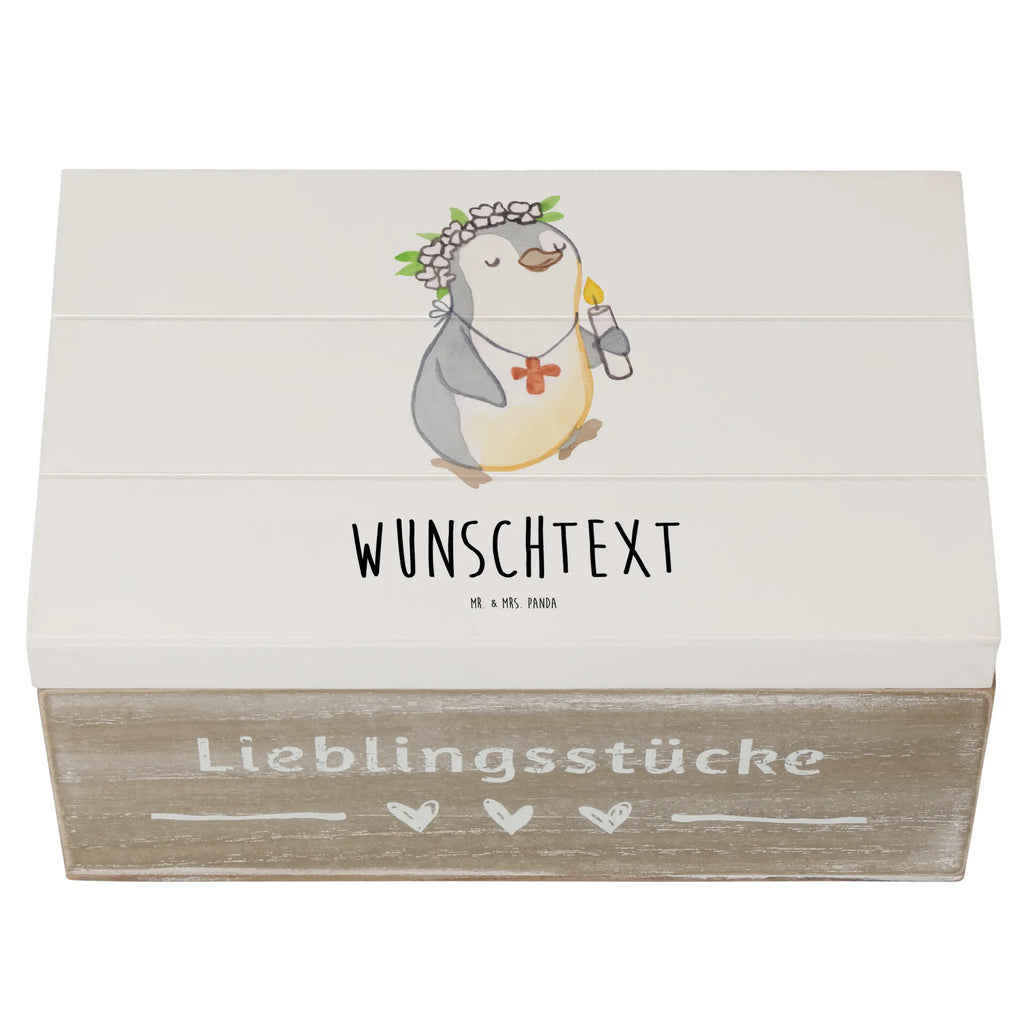 Personalisierte Holzkiste Pinguin Kommunion Mädchen Erinnerungsbox mit Namen, Geschenkbox Personalisiert, Dekokiste Personalisiert, Kiste Personalisiert, Aufbewahrungsbox Personalisiert, Schatzkiste mit Namen, mit Namen, Erinnerungskiste Personalisiert, Holzkiste Personalisiert, Holzkiste mit Namen, Schatulle Personalisiert, Schatzkiste Personalisiert, GEschenkdose Personalisiert, Truhe mit Namen, Dekokiste mit Namen, Aufbewahrungsbox mit Namen, Erinnerungsbox Personalisiert, Schatulle mit Namen, Kiste mit Namen, Truhe Personalisiert, Jugendweihe, Konfirmation Geschenk, Kommunion, Konfirmation, Gläubig, Alles Gute, Gott