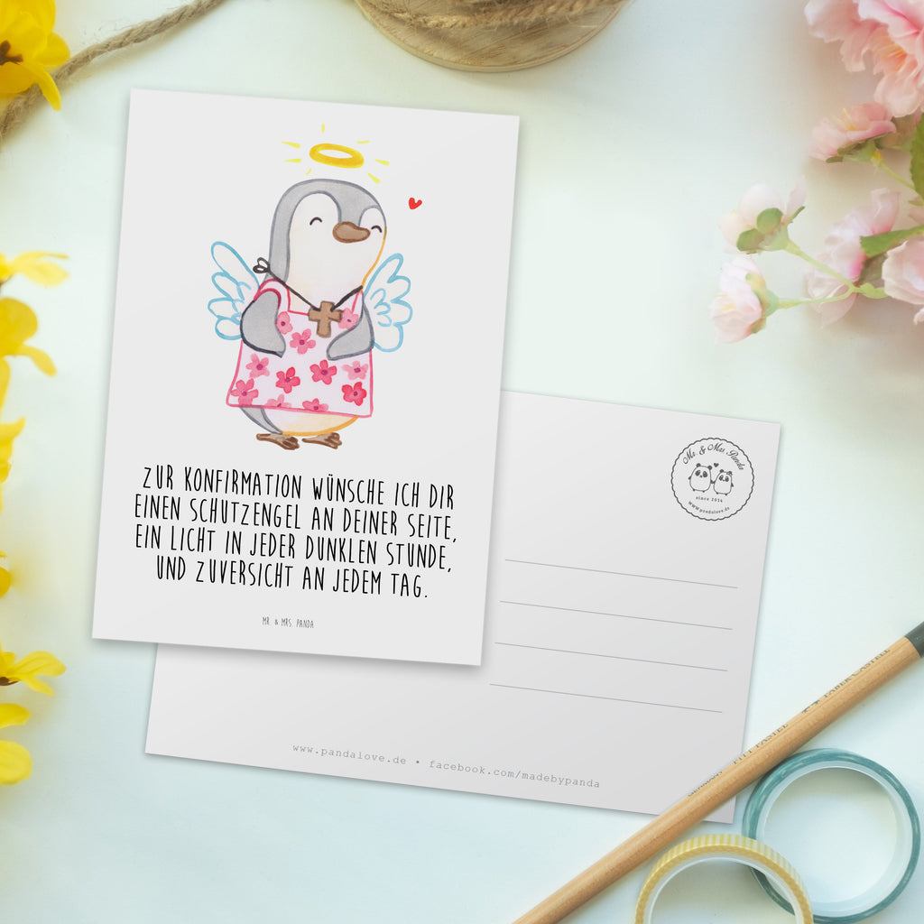 Postcard penguin confirmation postcards, card, invitation card, gift card, invitation, paper, Postcard, letter, gift, Confirmation, communion, youth consecration, confirmation gift, confidence, trust, guardian angel