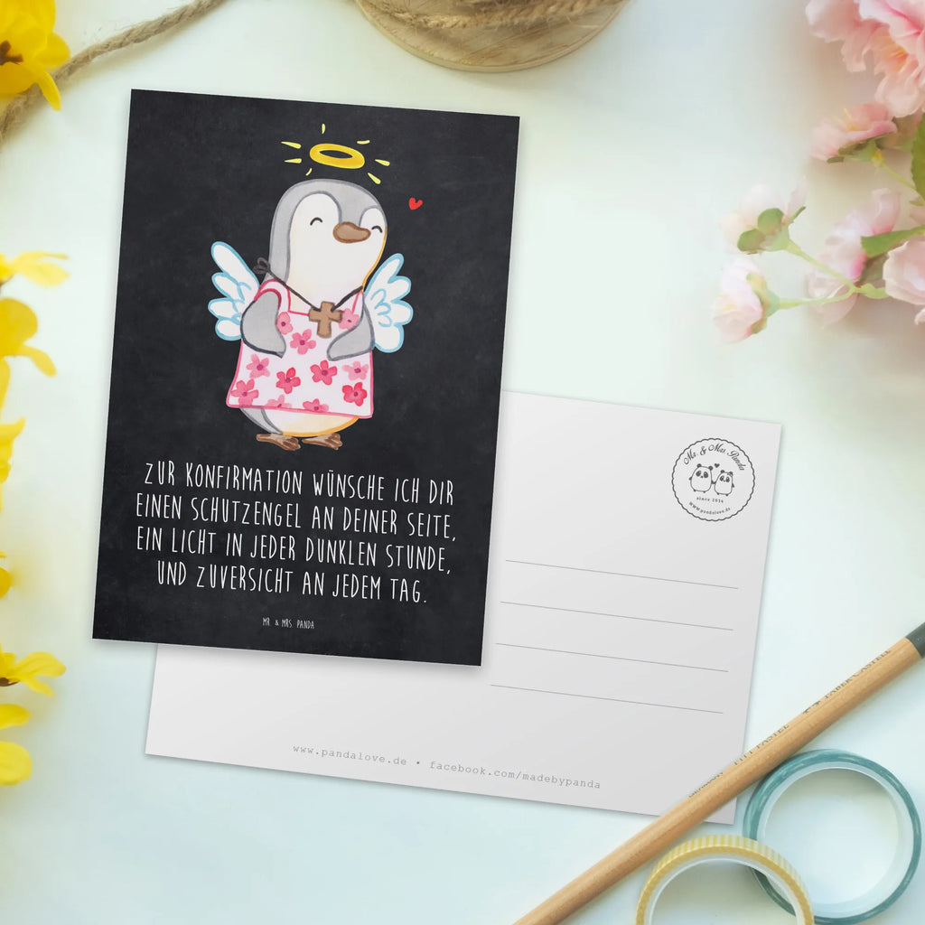 Postcard penguin confirmation postcards, card, invitation card, gift card, invitation, paper, Postcard, letter, gift, Confirmation, communion, youth consecration, confirmation gift, confidence, trust, guardian angel