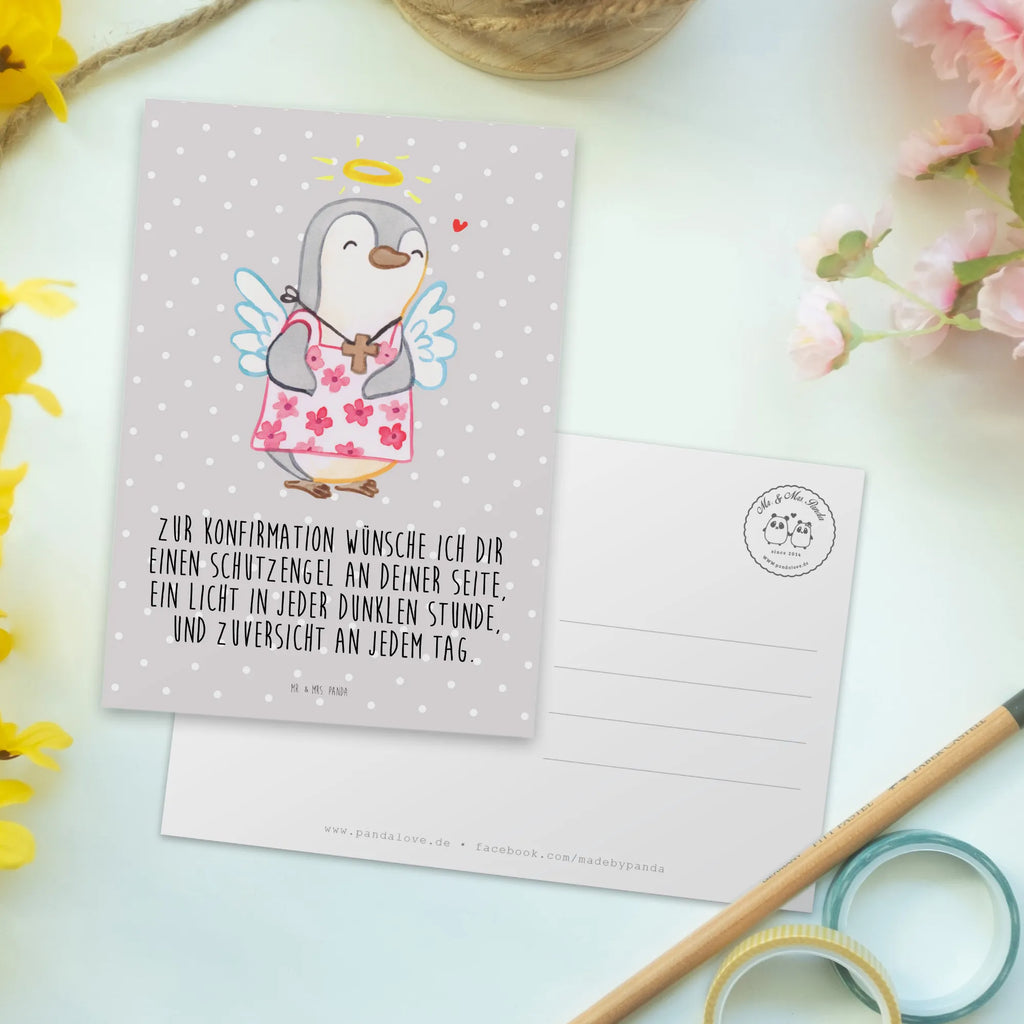 Postcard penguin confirmation postcards, card, invitation card, gift card, invitation, paper, Postcard, letter, gift, Confirmation, communion, youth consecration, confirmation gift, confidence, trust, guardian angel
